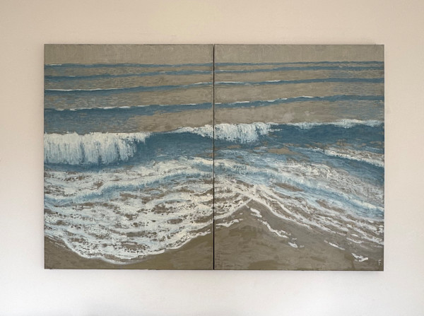 Morning beach walk by Pete Finlay