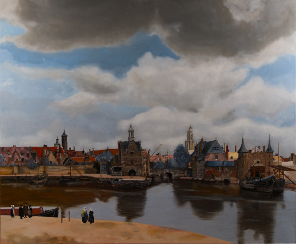 View of Delft (after J Vermeer) by Paul Beckingham