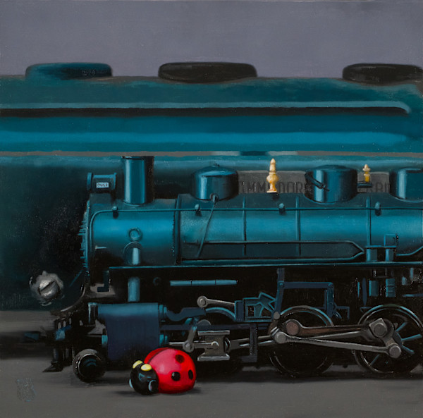 Little Red & Big Blue by Paul Beckingham, Image 1.