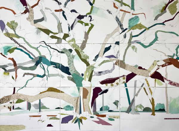 32° 52’ 24” N  80° 05’ 05” W Magnolia Plantation Oak I 9-panel by Jill Lear