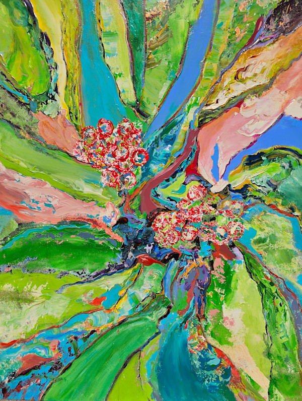 Spiraling Flora by Orbedonna