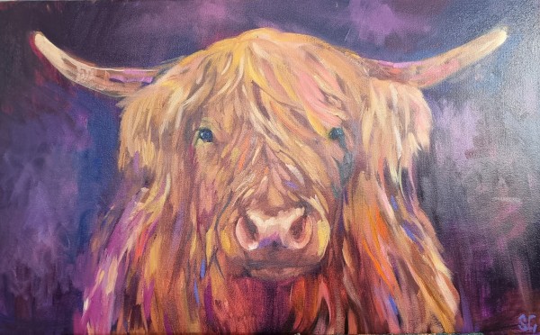 Commissioning a Custom Highland Cow Painting on Canvas — Sue Gardner -  Original Paintings