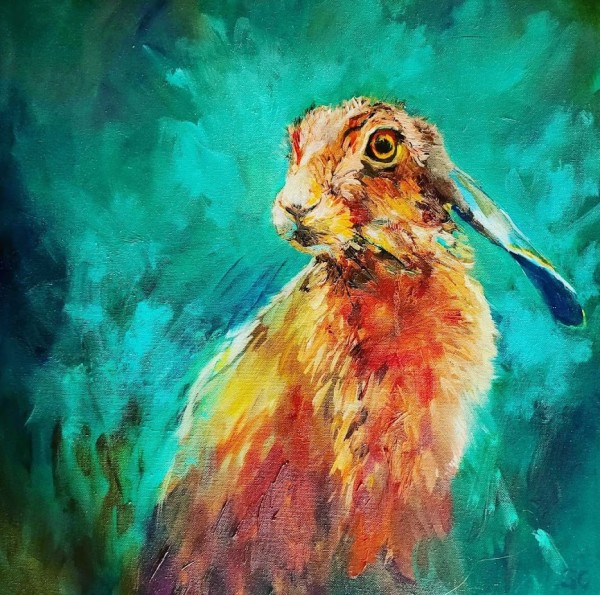 Brown Hare II by Sue Gardner