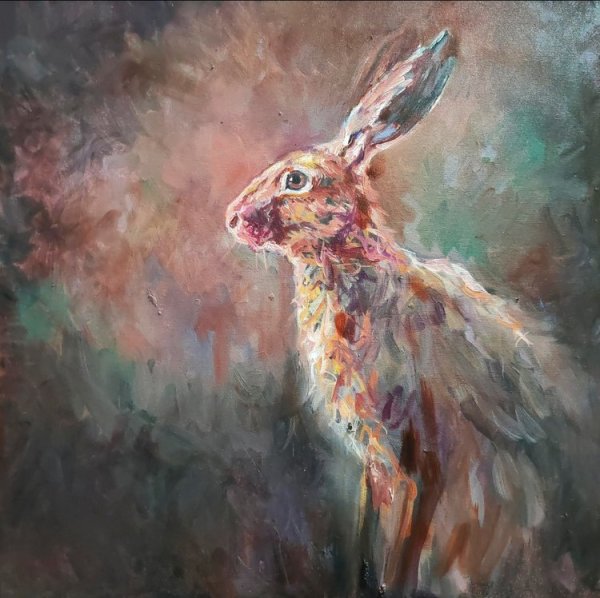 Hare - Quiet Lights by Sue Gardner