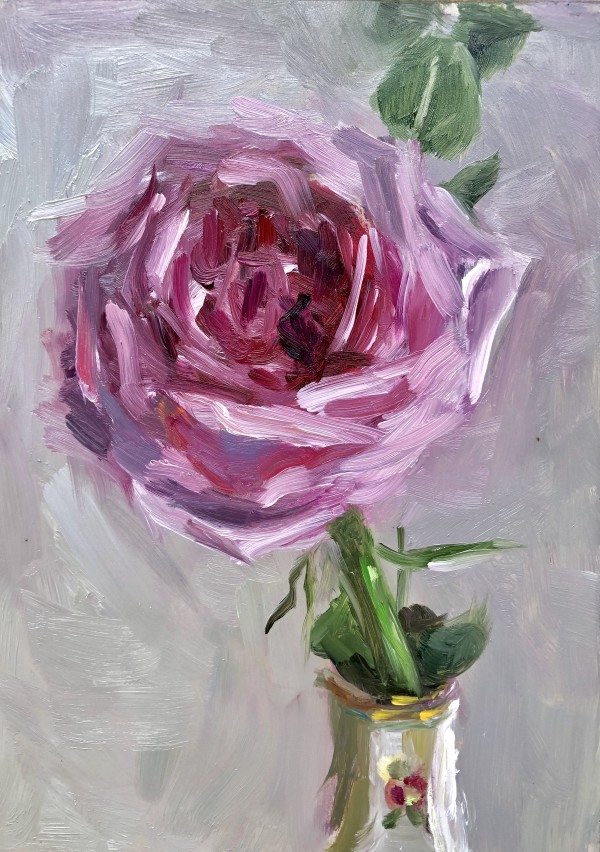 Pink Rose by Ivana Ignjacevic Okereke