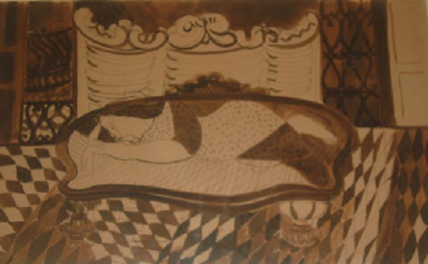 SLEEPING WOMAN by AMELIA PELAEZ