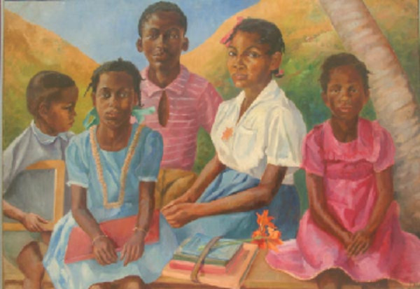 UNTITLED (SCHOOL CHILDREN) by JOHN WOOD