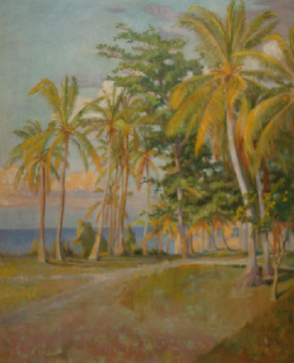 Untitled ( The Palms Trees) by JOHN WOOD