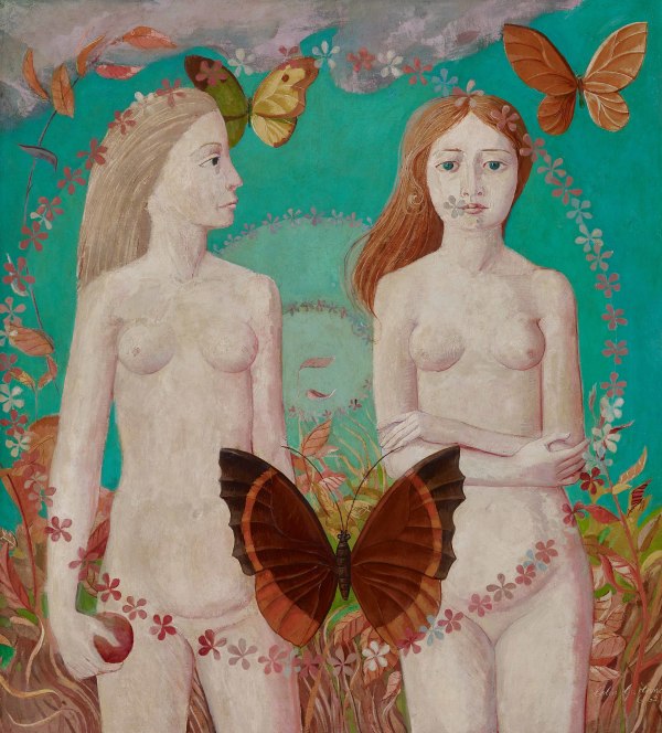 NYMPHS AND BUTTERFLIES by COLIN GARLAND