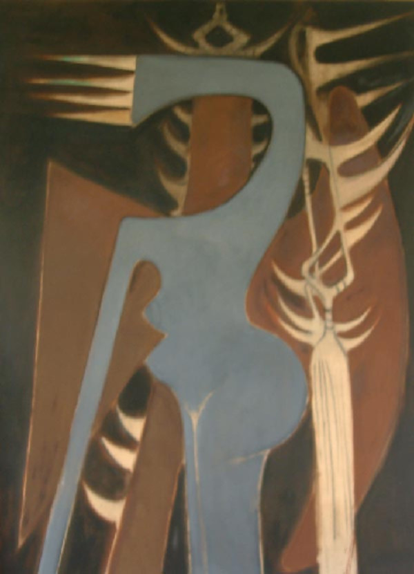 FEMME-CHEVAL by WIFREDO  LAM