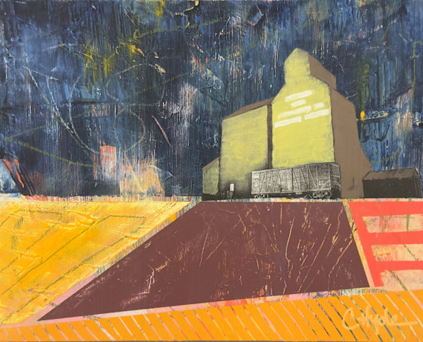 silent night on the wheat plains by Carolyn Hyde