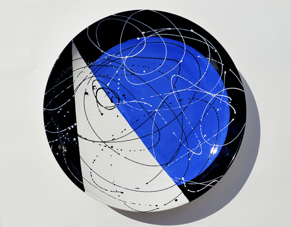 Platter monumental BLUE MOON by Lia Galletti