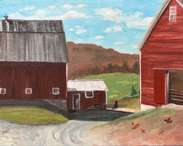 A Quiet Day on the Farm by Marieanne Coursen