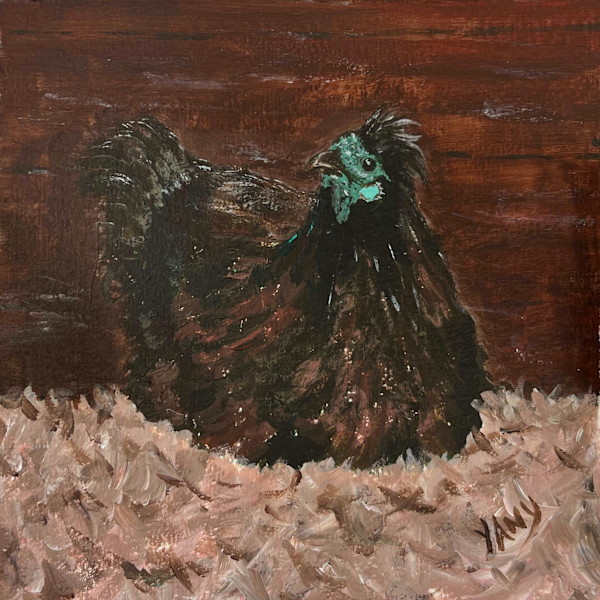Burnt Umber, Pyrrole Red Light, Phthalo Green by Marieanne Coursen