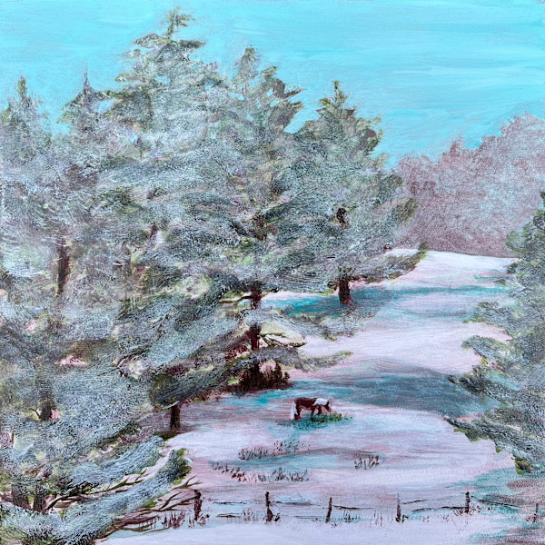 Violet Oxide, Teal, Sap Green Hue by Marieanne Coursen, Image 1.