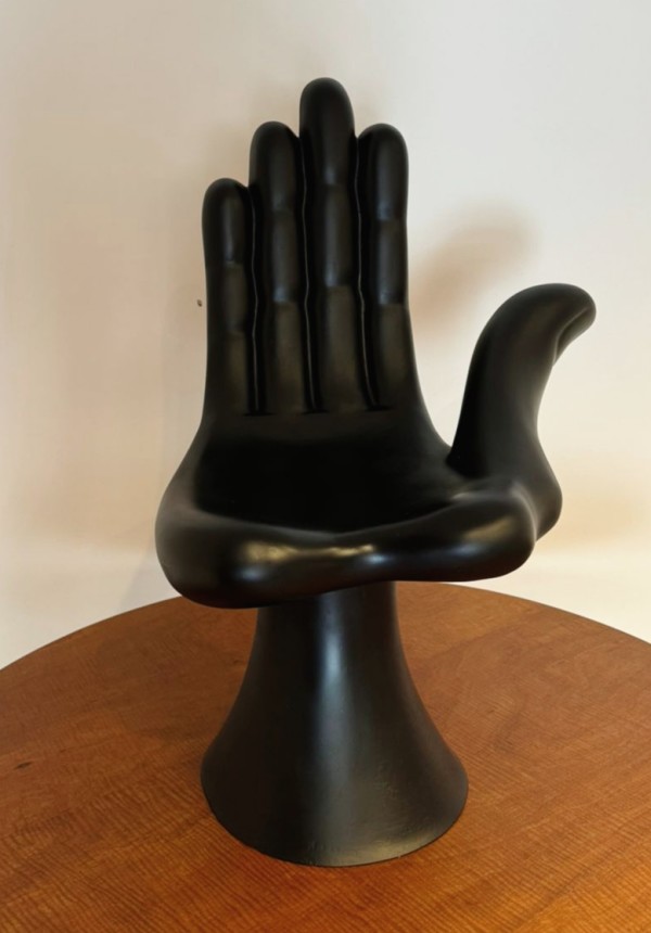Black Ni Una Menos by Pedro Friedeberg (Mexican, b. 1937)