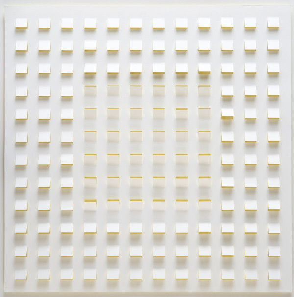 Grille lumiere Chromoplastique Blanche by Luis Tomasello (1915-2014)