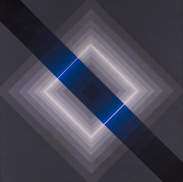 Couleur bleu lumière, by Horacio García Rossi (Argentinian 1929-2012)