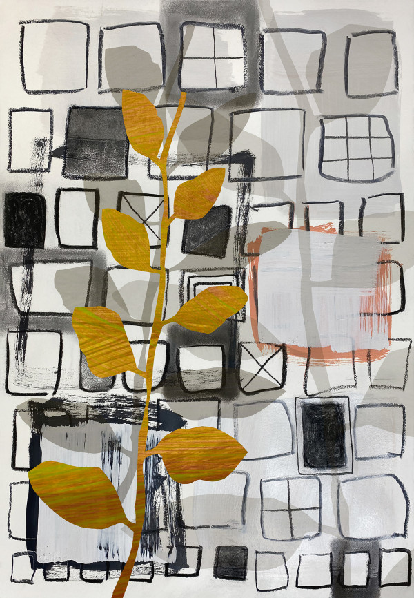 Windows and Vines I by Pamela Staker