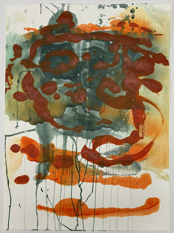 Abstract Nature (sunrise on the field) by Pamela Staker