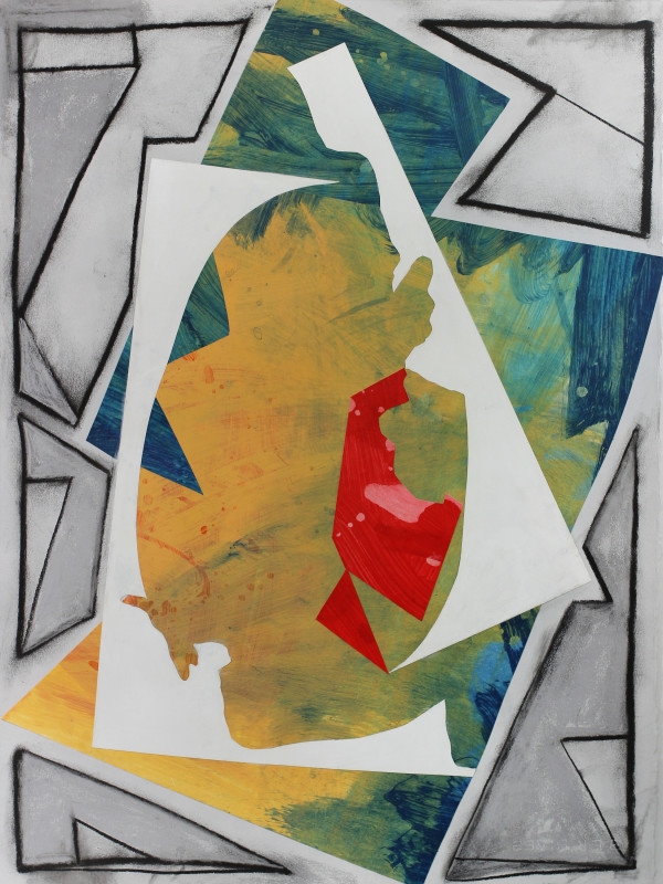 Abstract Study (cutouts and angles) by Pamela Staker