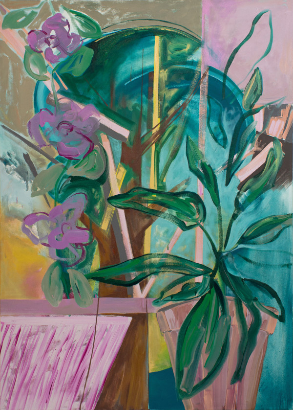 Abstract Study (potted plant) by Pamela Staker
