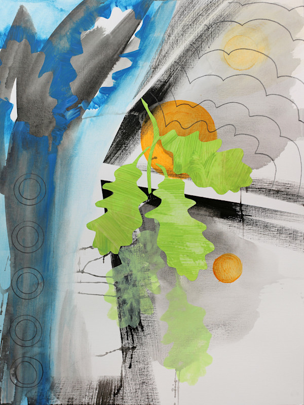 Midwestern Haiku (english oak 2) by Pamela Staker