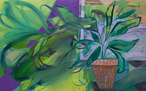 Abstract Study (potted plant no.2) by Pamela Staker