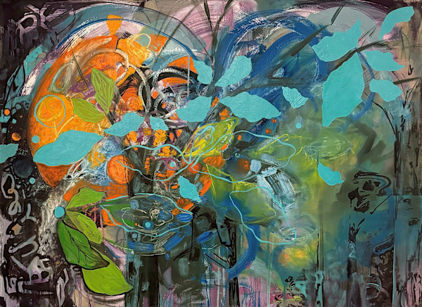 Abstract Study (meandering journey) by Pamela Staker