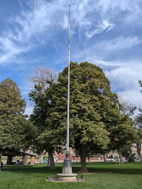 Iron Pioneers Flag Pole