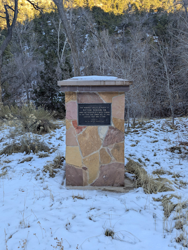 Nathan Benson, Sr. Monument