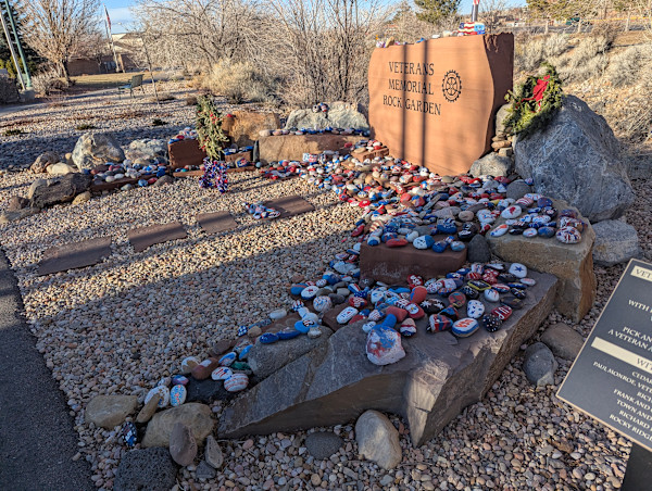 Veterans Memorial Rock Garden