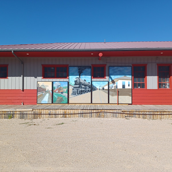 Cedar City Centennial Railroad Mural