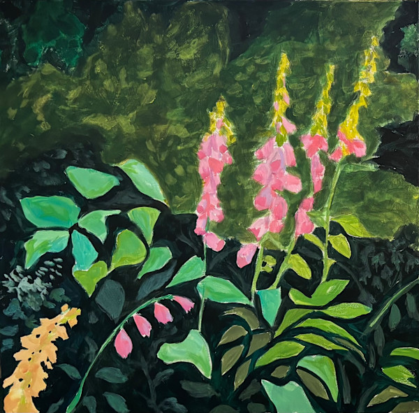 Foxgloves by Nancy Broadbent, Image 1.