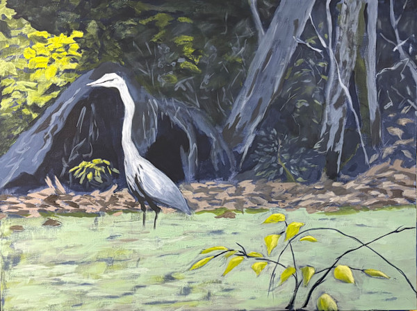 November Pond by Nancy Broadbent, Image 1.