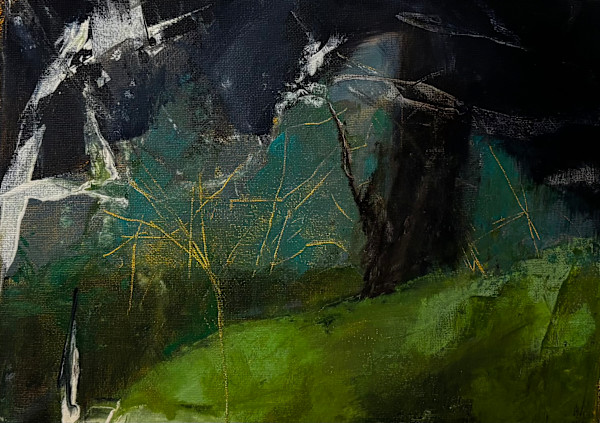 small woodland study II by Nancy Broadbent, Image 1.