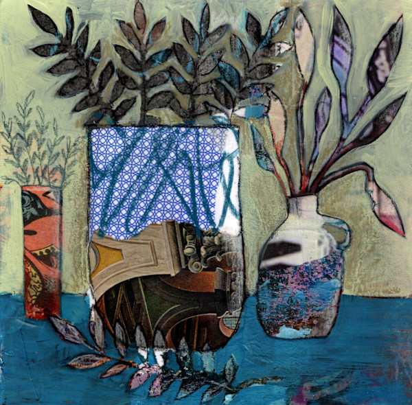 Blue Tablecloth by Kayann Ausherman, Image 1.