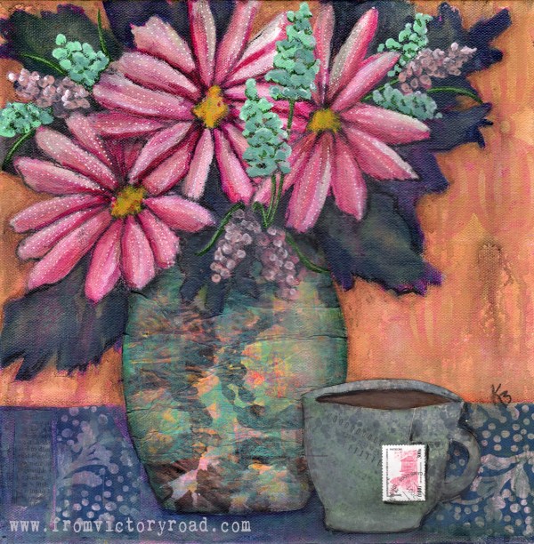 Flowers and Tea by Kayann Ausherman