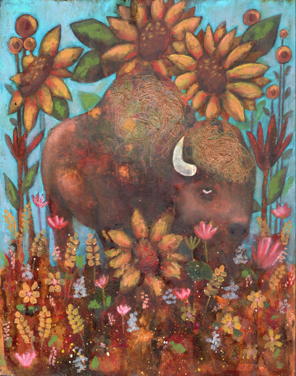 Little Buffalo, Big Prairie by Kayann Ausherman