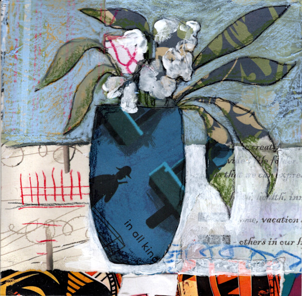 Blue Vase by Kayann Ausherman