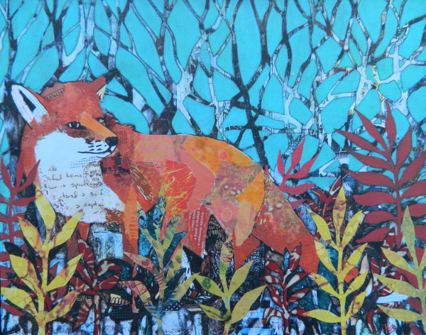 Fox in the Foliage by Kayann Ausherman