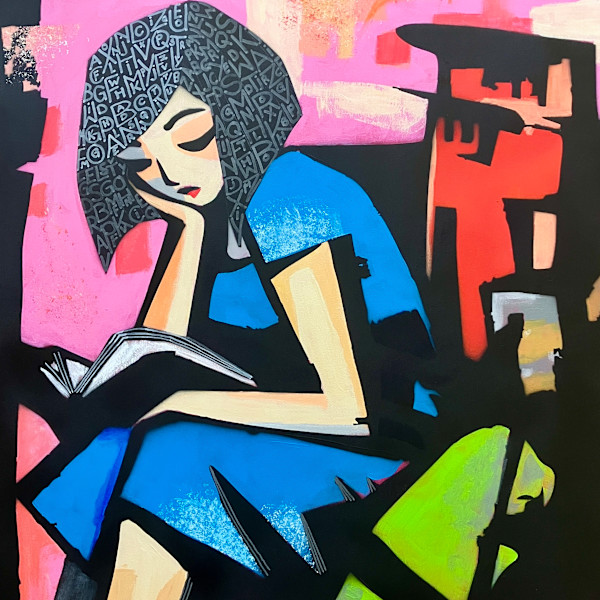 Lost in a book by Antoon Knaap