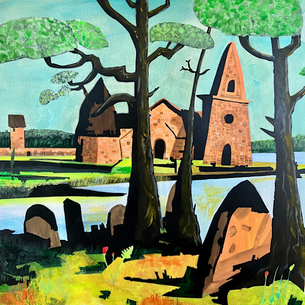 Memory of Clonmacnoise by Antoon Knaap