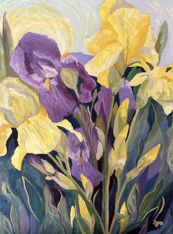 “Iris Blooms” by Barbara Ryan
