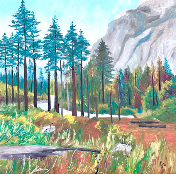 “Autumn at Creekside” by Barbara Ryan