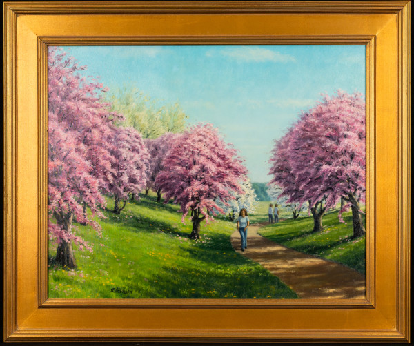 Strolling Through Blossoms by Rick Hansen