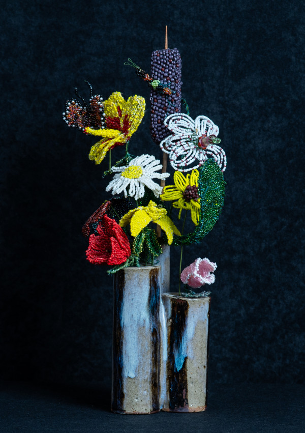 Beaded Bouquet by Paula Lopuch