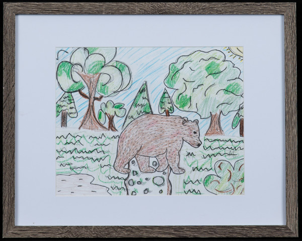 Bear Roaming the Woods by Bellamy McDonald