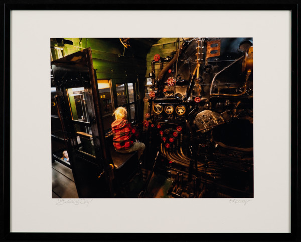 Noni and Neil - Training Day, Duluth Railroad Museum by Thomas Posey