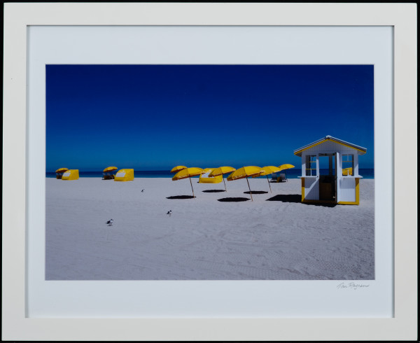 Umbrellas on the Beach by Tom Reynen